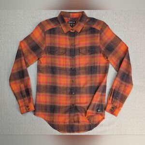 Toad&Co Women's ReForm Plaid Flannel Button-Up Shirt XS